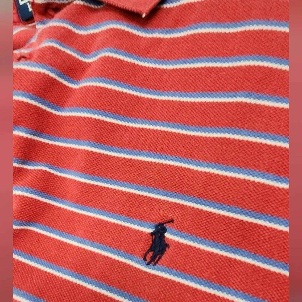 Polo Ralph Lauren Striped Polo Style Shirt. 100% Cotton. XXL